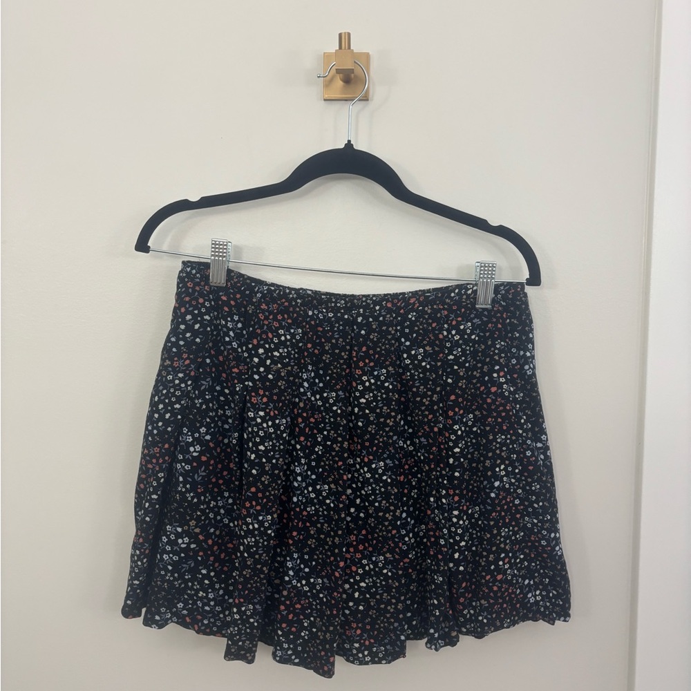 Mini Floral Navy Skort
